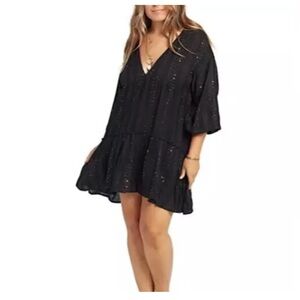 L Space L117924 Byron Black Tunic Women's Size M